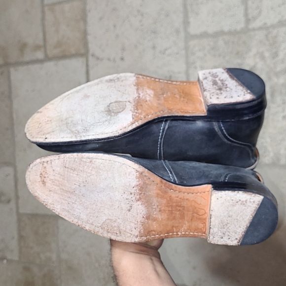 FRYE Dorado Gray Riding Boots Size 9 - Picture 5 of 12